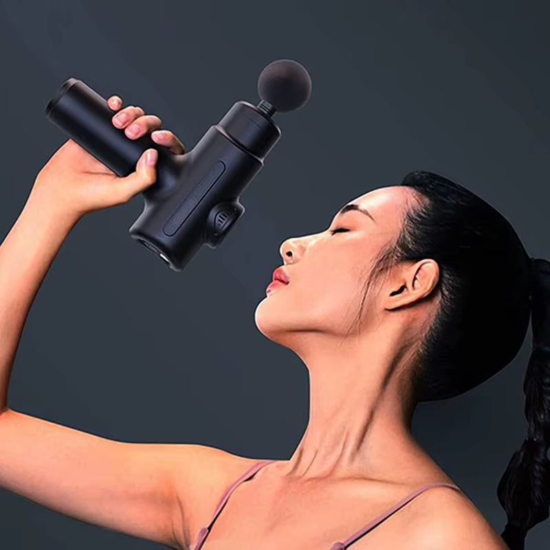 Deep Tissue Massage Gun Impact Massage Arm and Back Muscles with 8 Massage Heads for Use after Home Fitness Exercise